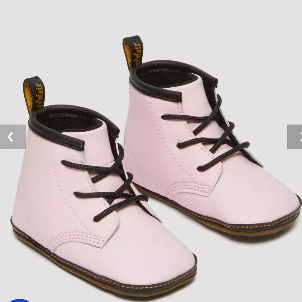 Dr. Martens Newborn Leather Booties